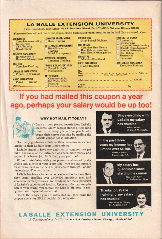 Sub-Mariner #52 (1972) Sunfire!