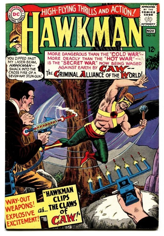 HAWKMAN #10 1966-SILVER AGE DC-12 cent- comic book