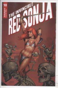 Invincible RED SONJA #10 B, NM, She-Devil, Linsner, more RS in store 2021 2022