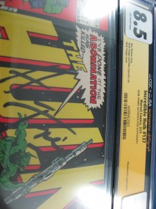 INCREDIBLE HULK 137 CGC 8.5 SIGNATURE SERIES SIGNED HERB TRIMPE 1971