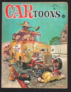 CARtoons #59 1971-Petersen-Race car & hot rod gags-jokes-comics-VG