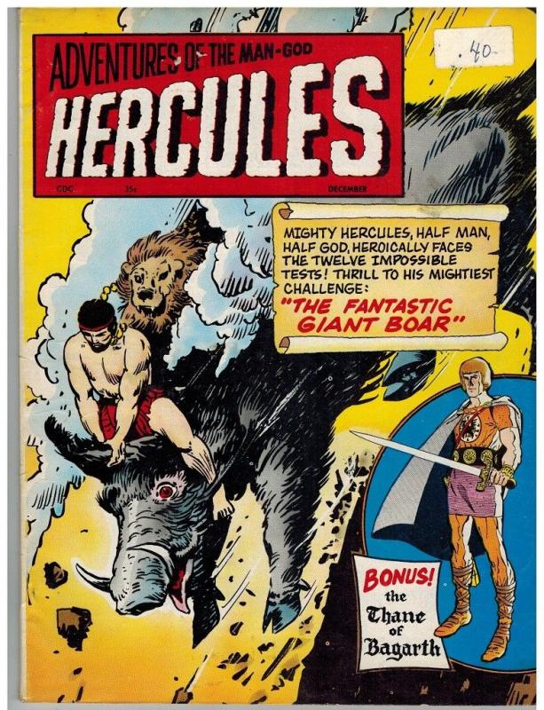 HERCULES (1967-1968 CH) 8 VG Dec. 1968  (MAGAZINE LO P