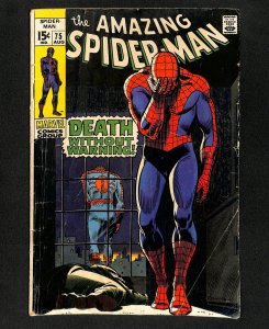 Amazing Spider-Man #75 Death of Silvermane!