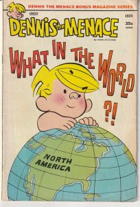 Dennis The Menace Bonus Magazine # 131  Where in The World is Dennis ?