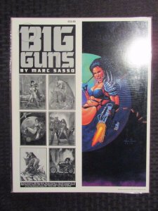 1994 BIG GUNS Portfolio by Marc Sasso 6 Color Prints 11x14 NM 9.4 SQP