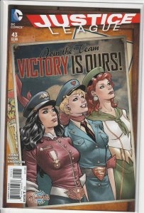 Justice League #43 Bombshell Variant DC Comics The New 52 NM