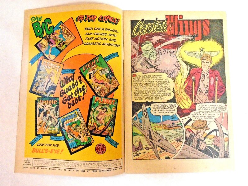 Wings Comics (Fiction House) #73fn 1st Jane Martin Cover