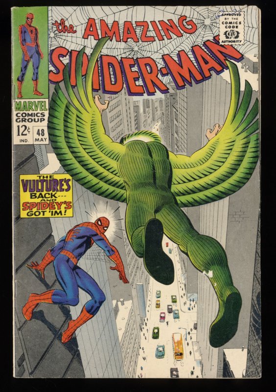 Amazing Spider-Man #48 VG+ 4.5 Vulture!