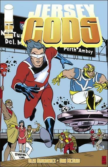 Jersey Gods #1 (2nd) VF/NM; Image | save on shipping - details inside