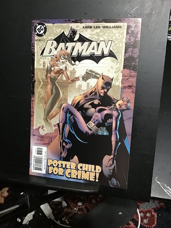 Batman 613 (2003) NM- Jim Lee Cat Woman, Harley Quinn key!  Wow!