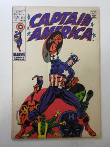 Captain America #111 (1969) VG- Condition moisture stain