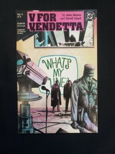 V FOR VENDETTA (NM-) ISSUE #5, CHAPTER 4, ALAN MOORE, DAVID LLOYD 1988