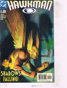 Lot Of 2 Hawkman DC Comic Book #2 4 AB7