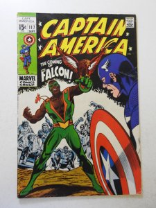 Captain America #117 (1969) VG Condition 1st Appearance of the Falcon!