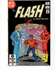 The Flash #317 (1983)  A FAST WAY TO DIE! Infantino Bronze DC / ID#131