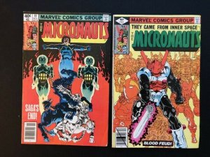 Lot of 12-Marvel THE MICRONAUTS 1979/80 #11-13,15,17-24  VG/F (A178)