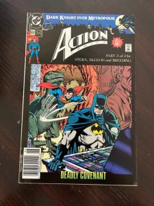 Action Comics #654 Newsstand Edition (1990)