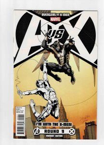 Avengers Vs. X-Men #9C (2012) A Fat Mouse Almost Free Cheese 4th Menu Item (d)