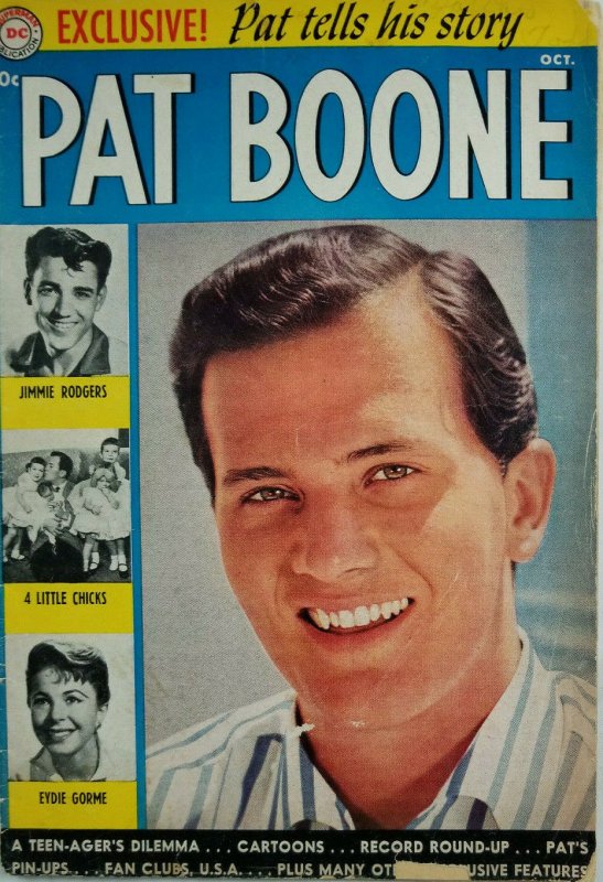 Pat Boone #1 Sep Oct 1959 DC Silver Age Comic Book VG 4.0 10 Cent Cover