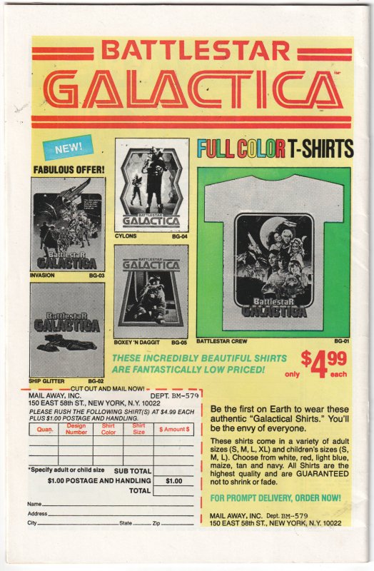 Battlestar Galactica #3 Whitman Cover (1979) Battlestar Galactica