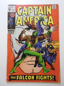 Captain America #118 (1969) Solid VG- Condition!