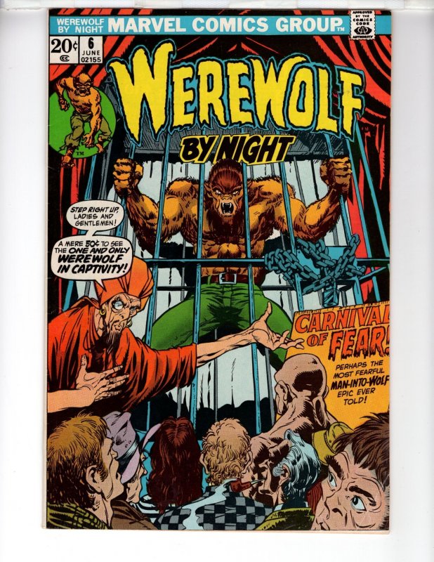 • Werewolf by Night #6 (1973) Mike Ploog c/a [NSC•CR400-GA#2]