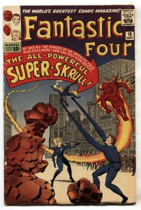 FANTASTIC FOUR #18 comic book 1963- 1st SUPER SKRULL - Marvel VG+