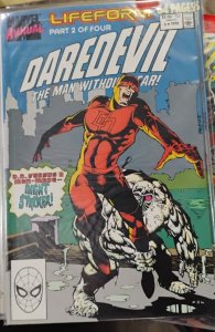 Daredevil  ANNUAL# 6  1990  Marvel DISNEY LIFEFORM PT 2  TYPHOID MARY