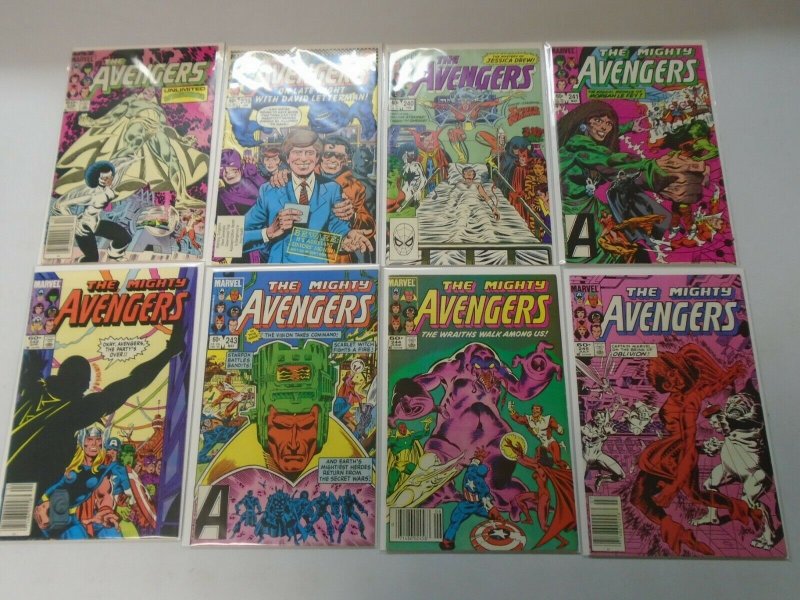 Avengers lot 20 different from #226-249 avg 7.0 FN VF (1982-84 1st Series)