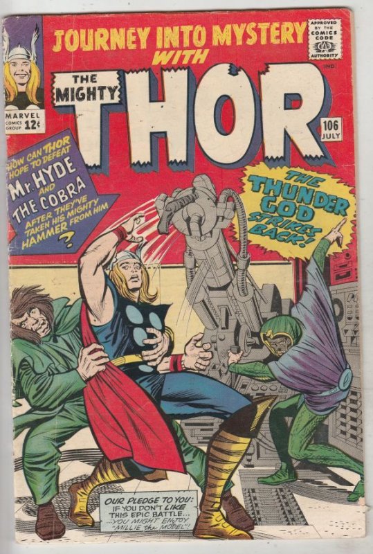 Journey into Mystery #106 (Jul-64) VG+ Affordable-Grade Thor