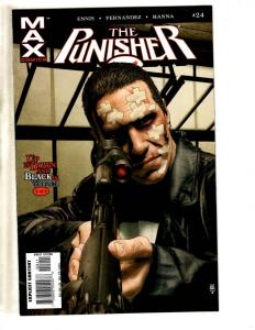 Lot Of 10 Punisher Marvel Comic Books # 15 16 17 18 19 20 21 22 23 24 CR35