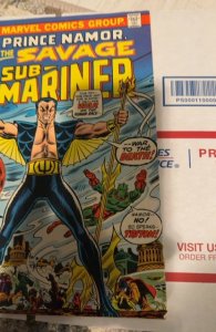 Sub-Mariner #67 (1973)fantastic four/Triton app