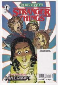 Stranger Things Minecraft FCBD Free Comic Book Day May 2020 Dark Horse Greg Pak