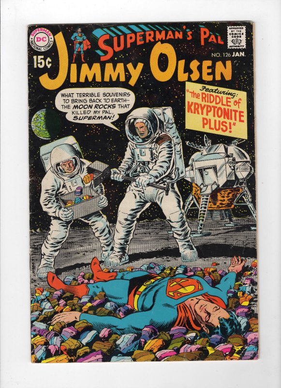 Superman's Pal, Jimmy Olsen #126 (Jan 1970, DC) - Very Good/Fine