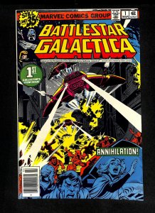 Battlestar Galactica #1 Adaptation of TV Series! Annihilation!