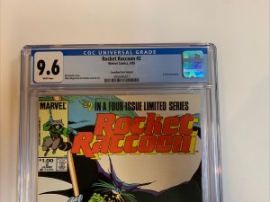 Rocket Raccoon (1985) # 2 (9.6 WP CGC) CPV Canadian price variant ! Census=3