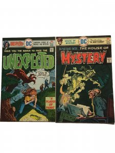 Unexpected #171 & House of Mystery #236 Vintage Bronze Age Horror 1975 DC Comics