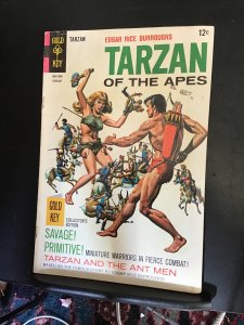 Tarzan #174 (1968) Mid-grade painted cover female warrior! FN- Wow!