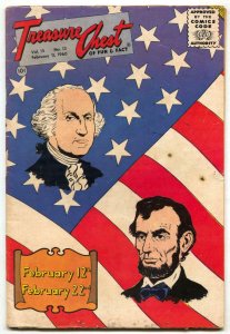 Treasure Chest Vol. 15 #12 1960- George Washington- Lincoln