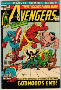 Avengers #97 (1963) - 5.0 VG/FN *Kree Skrull War Finale*