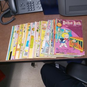 Richie Rich 22 Issue Bronze Age Harvey Comics Lot Run Set Collection