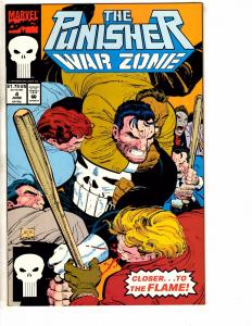 6 Punisher Marvel Comic Books # 1 2 3 4 + Summer Special 1 & Armory # 2 J256