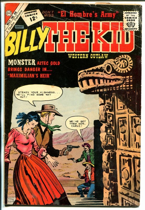 Billy The Kid #35 1962-Charlton-western thrills-Aztec Gold-VG-