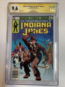 Further Adventures Of Indiana Jones (1983) # 1 (CGC 9.6 WP SS) CPV Remark Austin