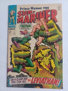Sub-Mariner #3 - Namor - Triton - 1968 - VF