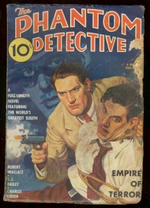 Phantom Detective--October 1936--Pulp Magazine--Thrilling--G-