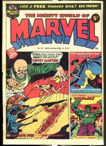 Mighty World Of Marvel--#29--1973--COMIC BOOK--Marvel--G/VG