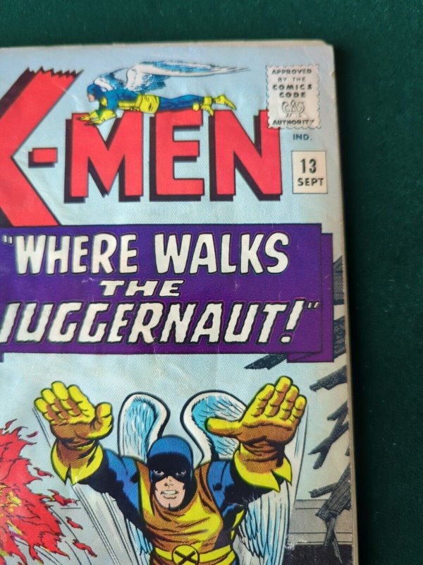 X-Men #13 Marvel 1965 Juggernaut 2nd app. 2.5 GD+