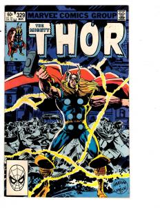 4 The Mighty Thor Marvel Comic Books # 329 331 332 333 Sif Asgard Dracula BH40