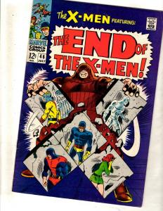 (Uncanny) X-Men # 46 VF Marvel Comic Book Angel Beast Cyclops Jean Grey JF15